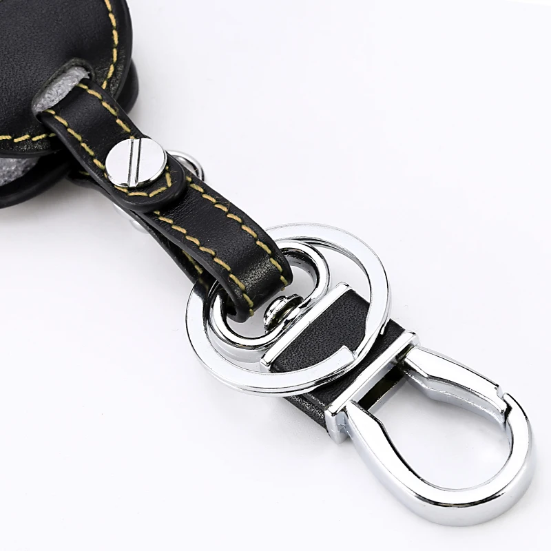 

Magicar 7/8/9 4 Buttons Remote Leather Car Key Cover Case For LCD Cover Two Way Car Alarm System M7/M8/M9