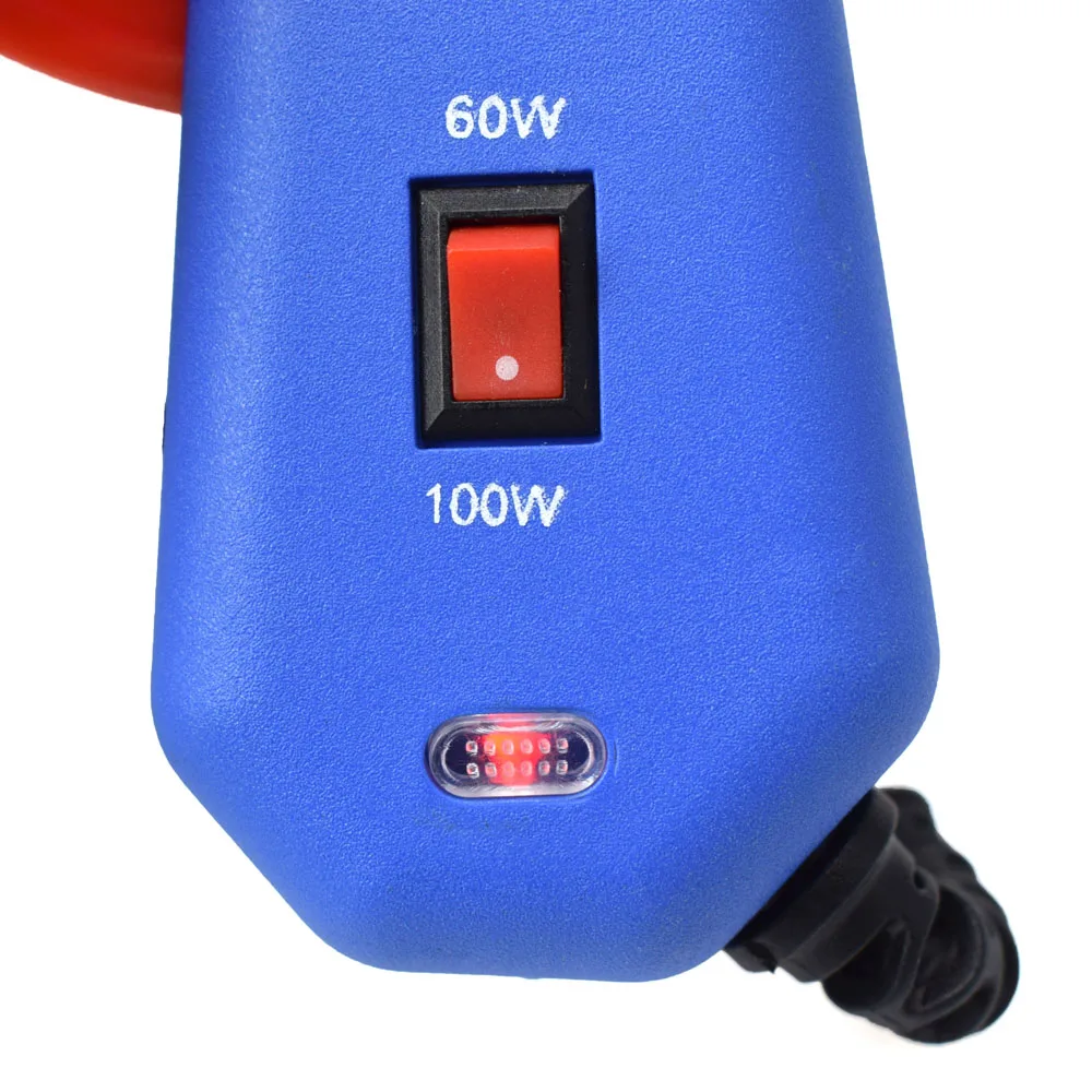 NEWACALOX 60 Вт 100 штепсельная вилка ЕС DIY термоплавкий клеевой пистолет с 1 шт. 11 мм
