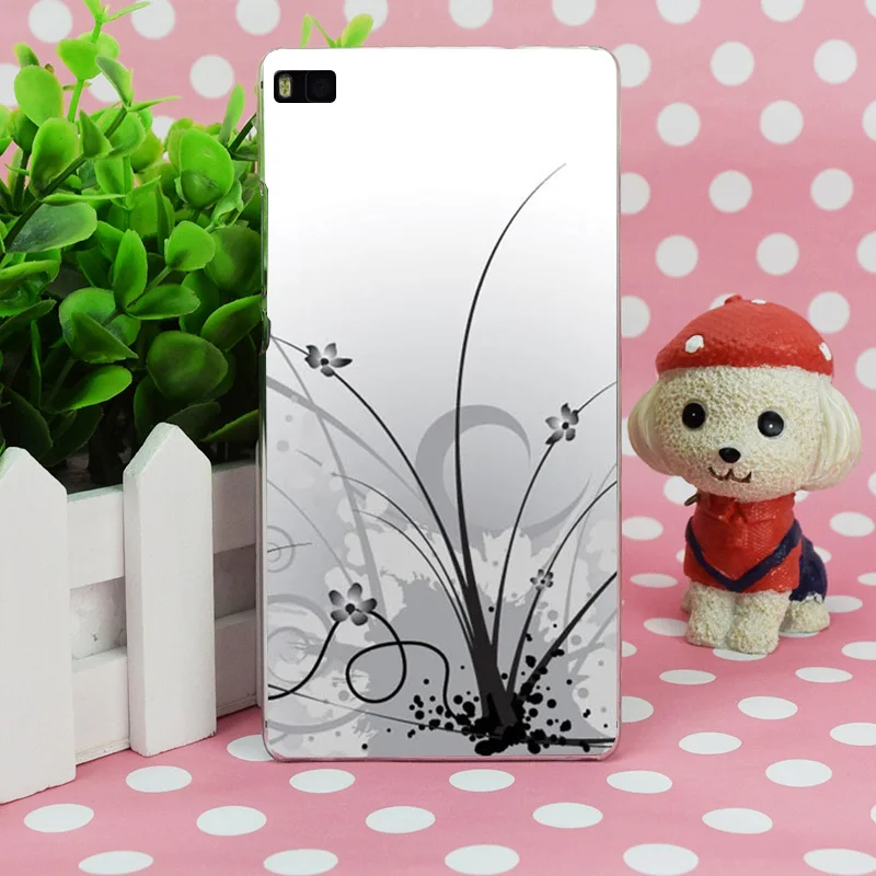 B1145 ETUI гель бабочка цветок Прозрачный Жесткий Тонкий чехол кожного покрова для