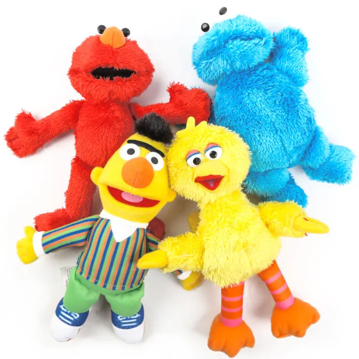 Плюшевая кукла 5 стилей Улица Сезам Elmo печенье монстр большая птица Берт балерина