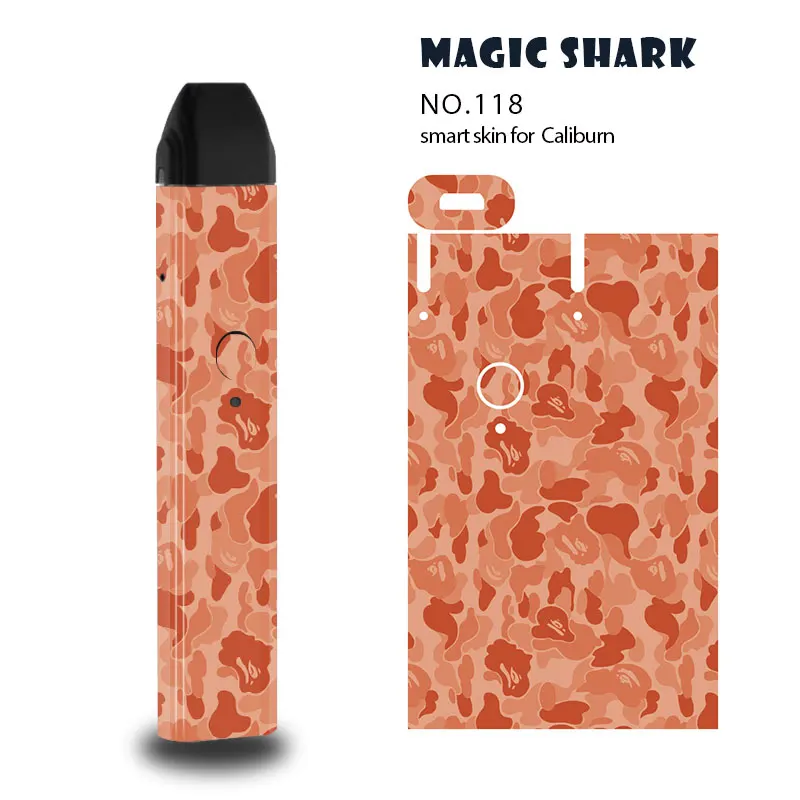 Чехол Magic Shark в стиле милитари камуфляжный чехол для денег долларах не выцветает наклейка пленка Uwell калиберн