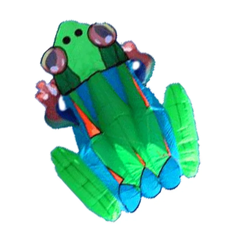 

NEW ARRIVE 3D HIGH QUALITY3 SQUARE NYLON CLOTHE POWER WINDSOCKS / INFLATABLE FROGS SOFTWARE KITES FOR KITE FESTIVAL