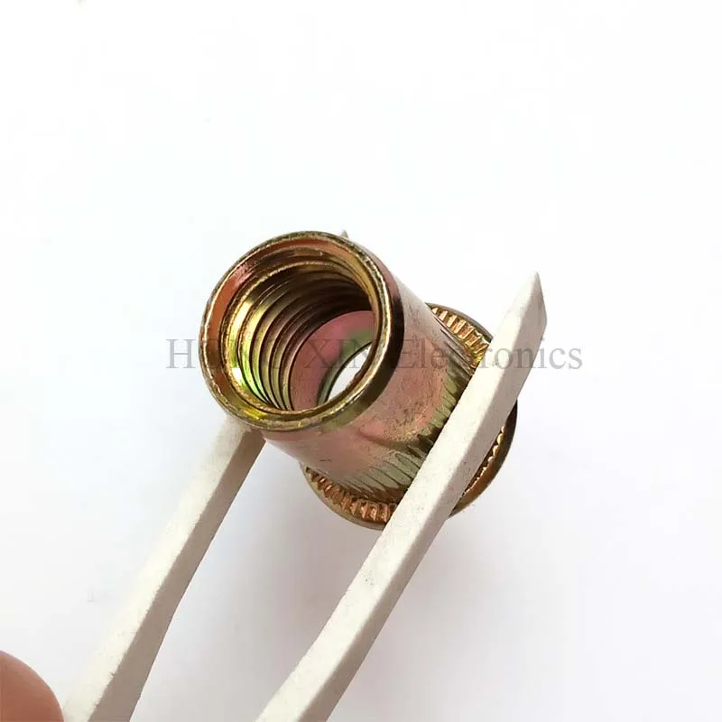 150 шт M3/M4/M5/M6/M8/M10/M12 углеродистая сталь плоская головка Резьбовая потайная гайка