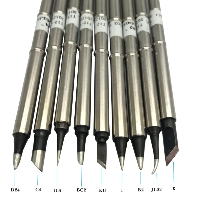 

Бессвинцовые черные сварочные наконечники gudчистит T12, сменные наконечники паяльника для паяльной станции FX951 FX950