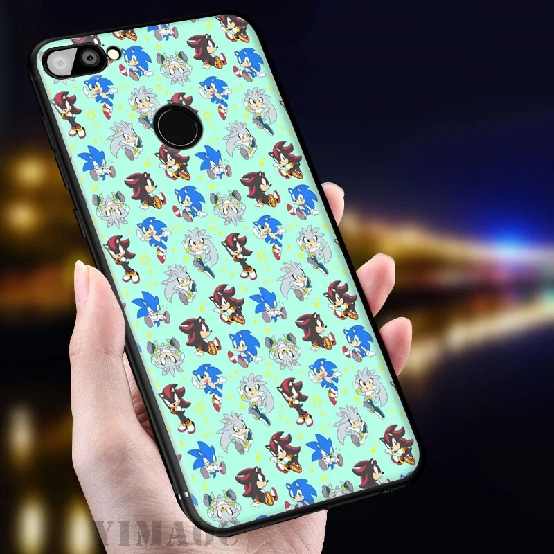 Yimaoc с Ёжиком Соником мягкий чехол для huawei Honor вид 20 10 8X8 8C 6A 7A 7X 7C Lite рro Y9 Y7 Y6 Prime 2018 2017