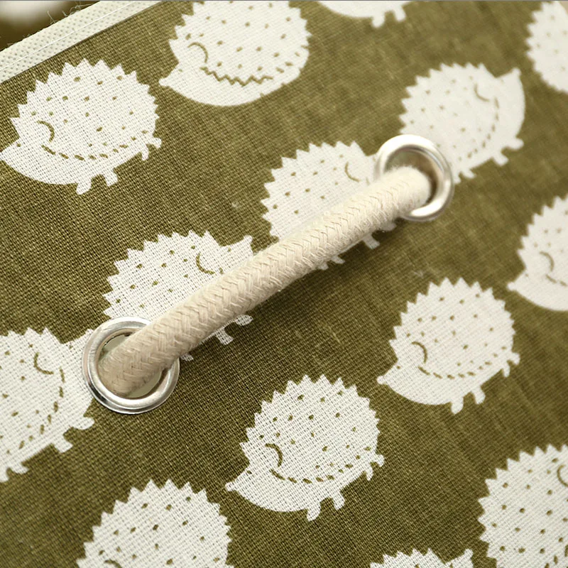 Складные коробки для хранения из хлопчатобумажной ткани с ручками органайзер