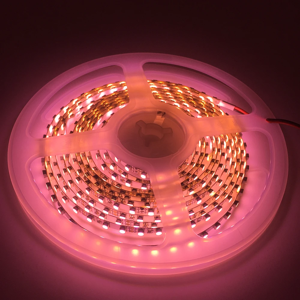 5 м/рулон мм ширина 600 светодиодов Светодиодная лента 3528 smd Белая теплая белая