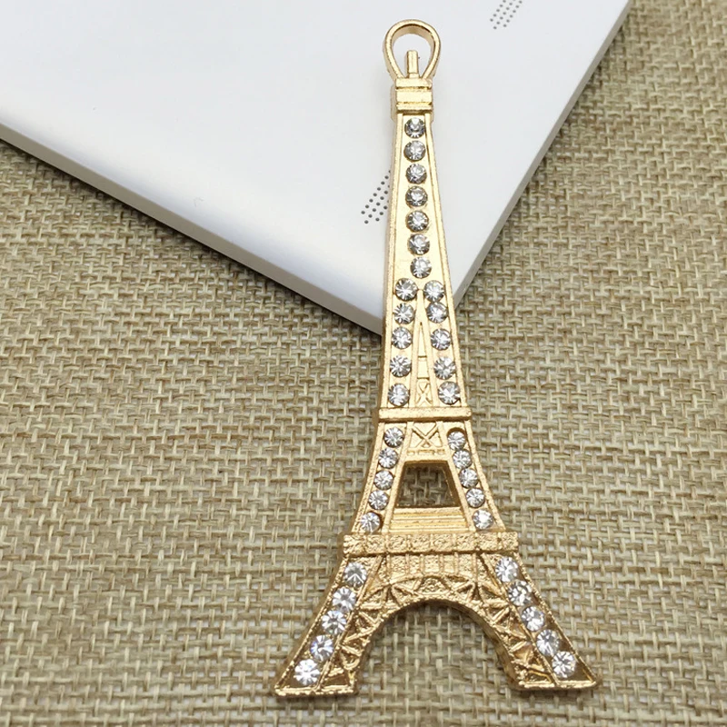 50 шт. подвески в Париже Кристалл Стразы Пряжка кнопка для свадьбы невесты заколка