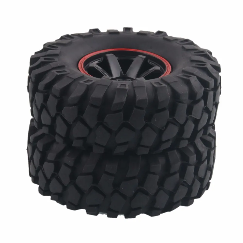 Neum&aacute;ticos de 1,9 ", rueda de 108mm, 12mm, cubo hexagonal para MODELO DE teleconcontrol SCX10 RC, neum&aacute;tico de escalada de coche, neum&aacute;tico de grava simulada de alta calidad-3