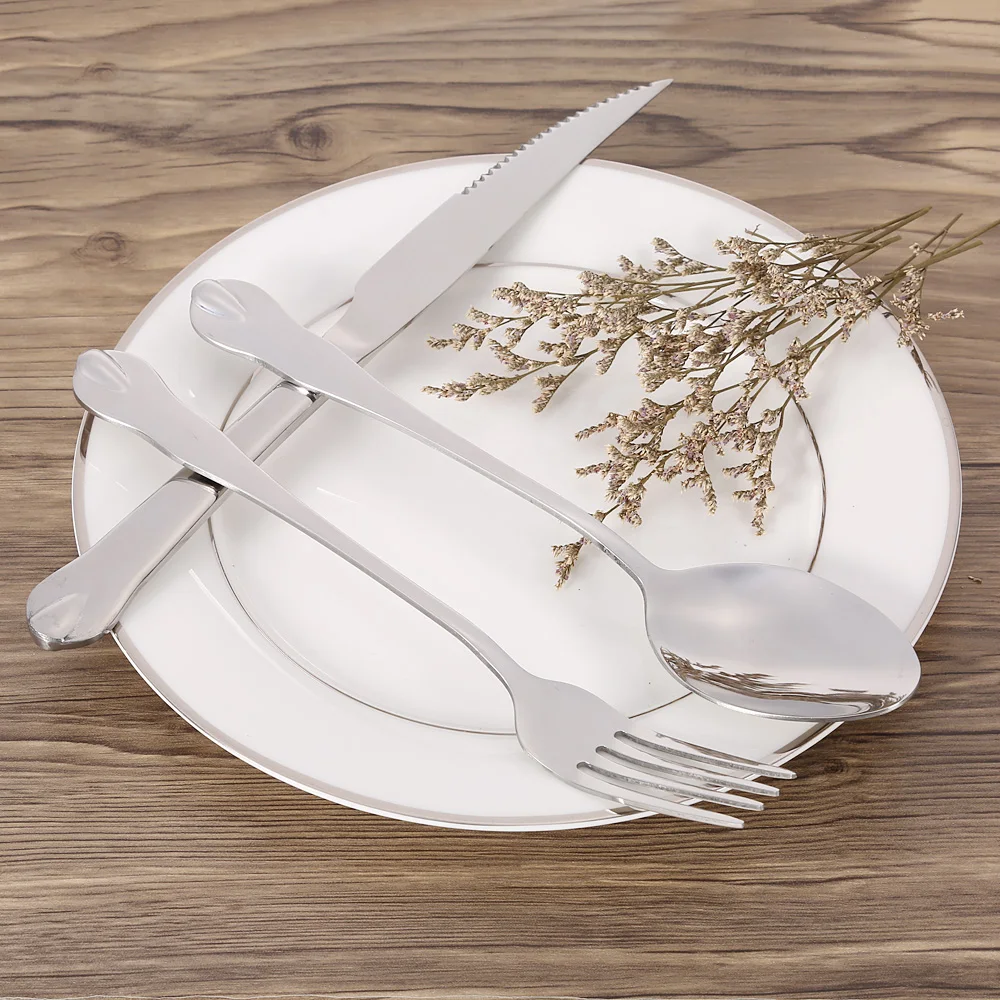 Высококачественная Западная Посуда 6 шт. 2 набора столовых приборов из