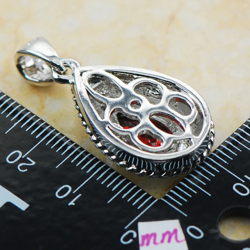 

Simulated Aquamarine 925 Sterling Silver Fashion Jewelry Pendant TE624