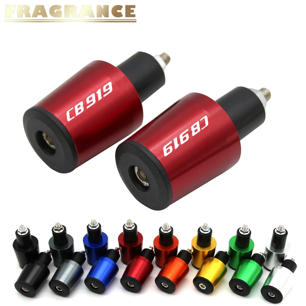 

Motorcycle Accessories 7/8'' 22MM Handlebar Grips Handle Bar Cap End Plugs For Honda CB919 CB 919 2002-2007