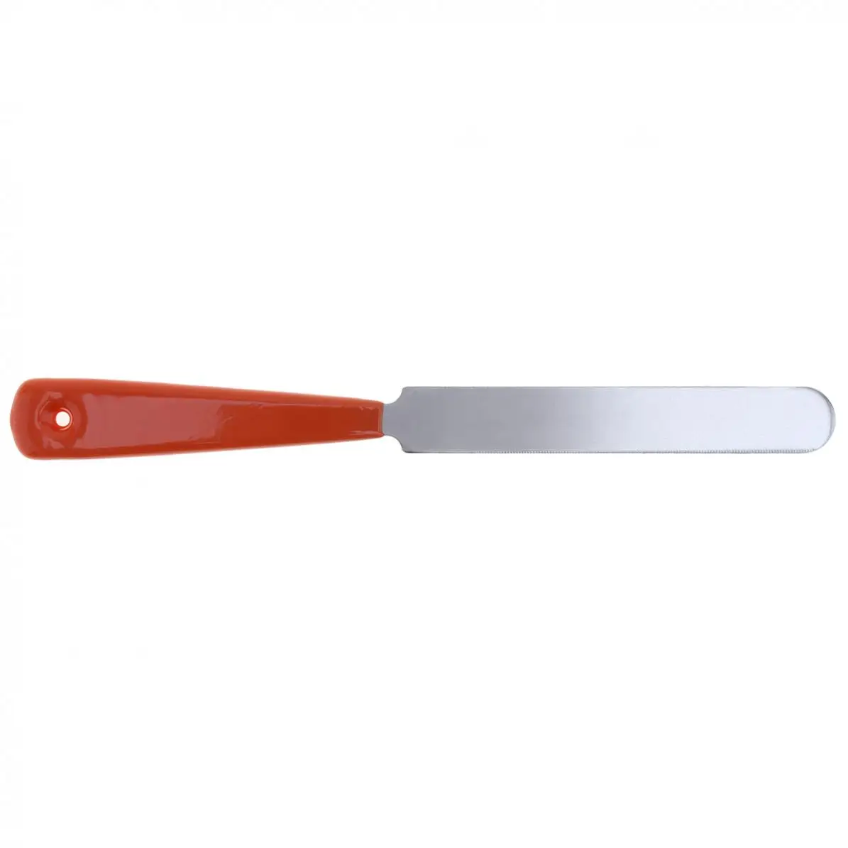 

18.5 x 15cm Guitar Fret Crowning Luthiers Tools Stainless Steel Grinding Tools File Narrow Dual Cutting Edge with Rubber Handle