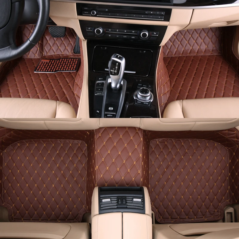 2017 автомобильные коврики для Санта-Фе 7 мест водонепроницаемые Нескользящие hyundai