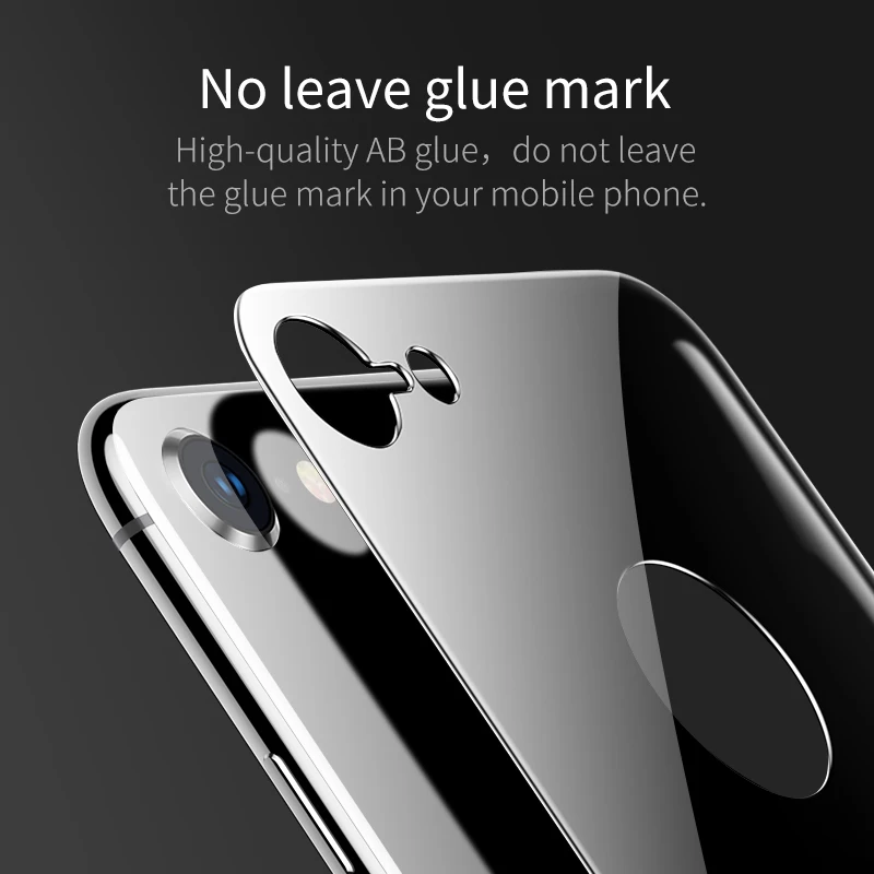 Защитная пленка из закаленного стекла Baseus 4D для iPhone 7 8, ультратонкая защитная пленка на весь экран, закаленное стекло для iPhone 7 8 Plus, задняя пленка