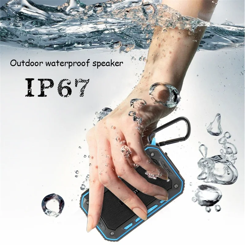 FELYBY IPX67 водонепроницаемый портативный fm динамик bluetooth колонка для улицы семейный