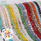 Новинка 100,  4 мм, чешский граненый круглый стеклянный бисер для изготовления ювелирных изделий, хрустальные бусины для рукоделия, бусины россыпью