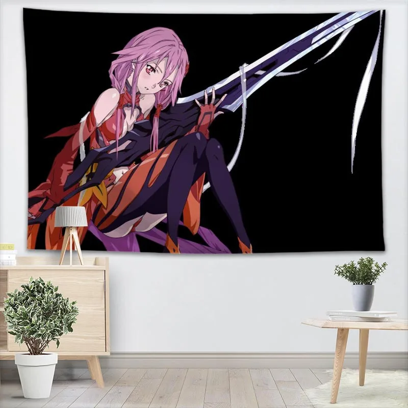 Guilty Crown аниме настенный гобелен 3D печать на заказ Йога/офис/гобелен на диван покрывало для детской комнаты Колледжа Общежития украшения
