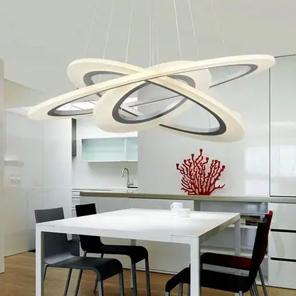 Креативный круг акриловый Droplight современные светодиодные подвесные светильники