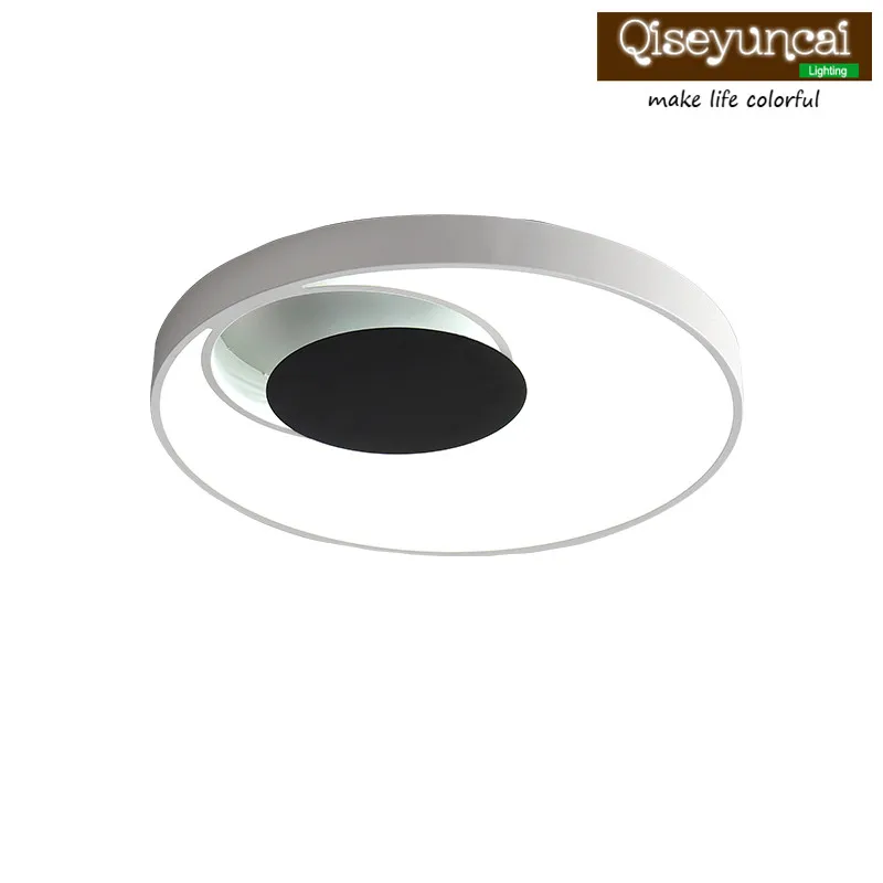 

Qiseyuncai Modern children's room round led ceiling lamp simple bedroom study smart remote control creative lighting