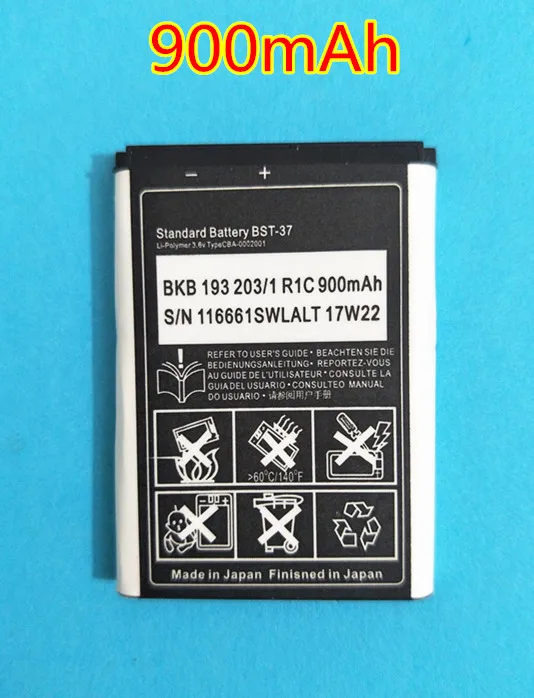 АЗК BST 37 Батарея для Sony Ericsson J100i K200i T280i V600 K610i W700 W710C D750i K750C W350 W800i W810i Z300i телефон 900