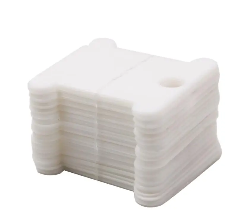 30pcs Floss Bobbins D& D 1 шт. струнные намотки и 30 шт. карта для нити вышивка пластиковые шпульки для ниток нить для хранения держатель обмотки стежка - Цвет: 30pcs Floss Bobbins