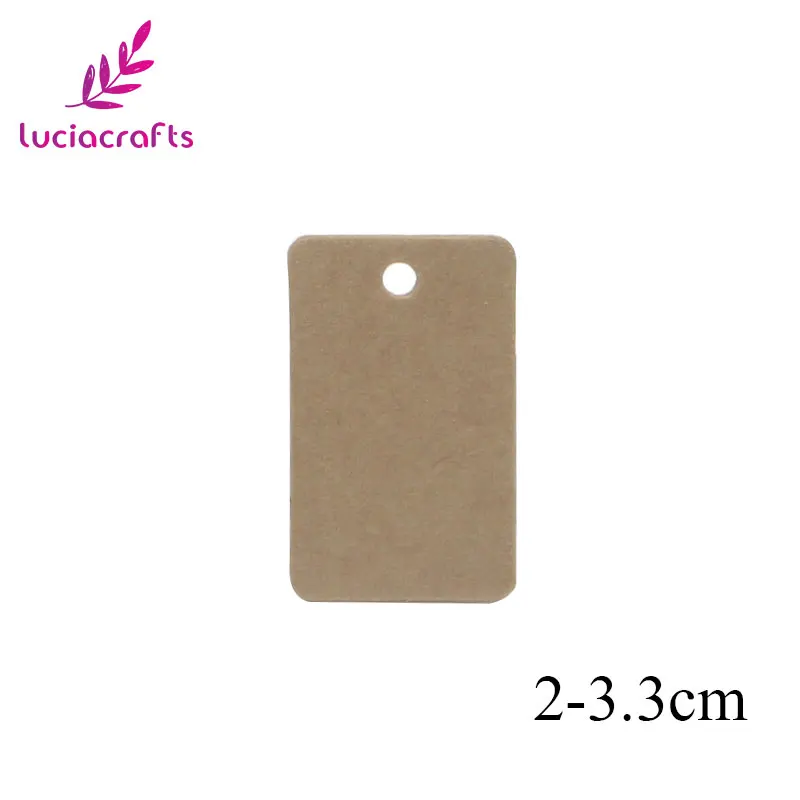 Lucia crafts 48 шт./лот много стилей крафт-бумаги бирки для DIY свадебный подарок декор теги ценники багажные бирки имя метки I0816