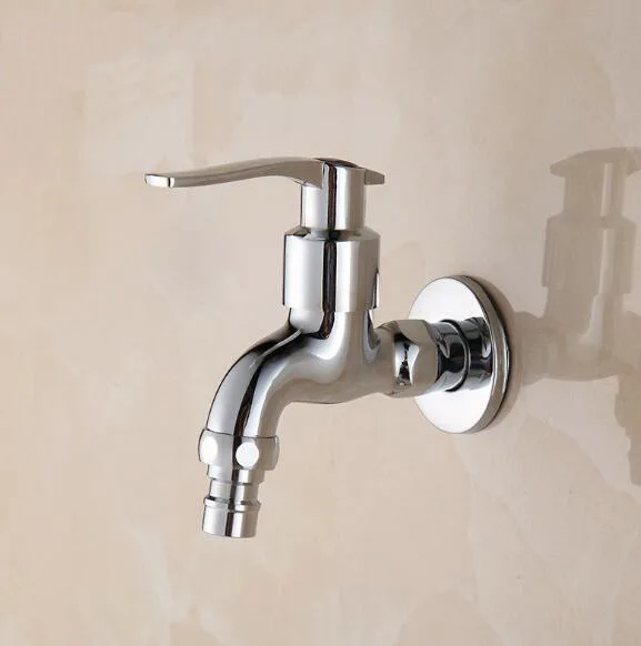 Хромированный латунный настенный кран для стиральной машины ванной комнаты