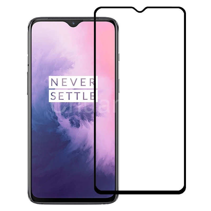 2.5D 9H Премиум Закаленное стекло для Oneplus 7 полное покрытие Защитная пленка ONEPLUS