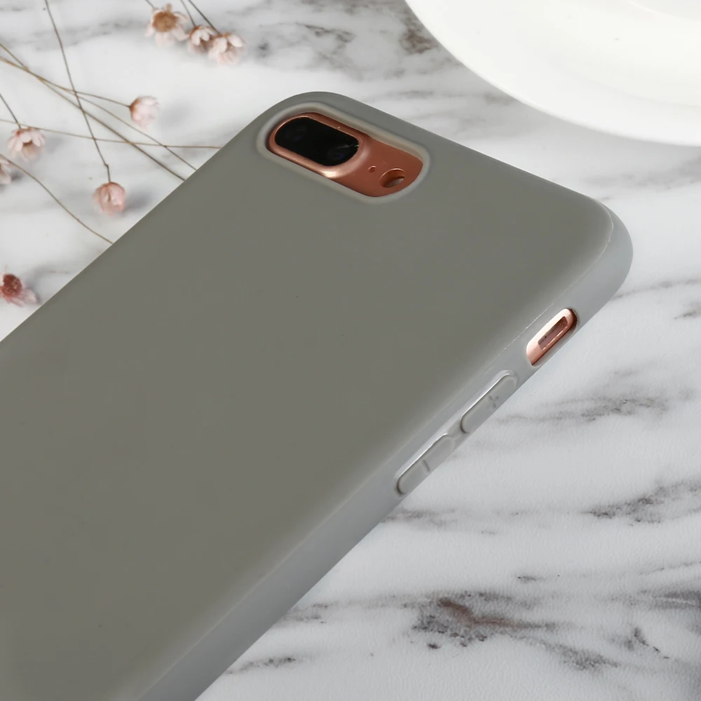 Чехол карамельного серого цвета для телефона Iphone 5 матовый однотонный чехол с