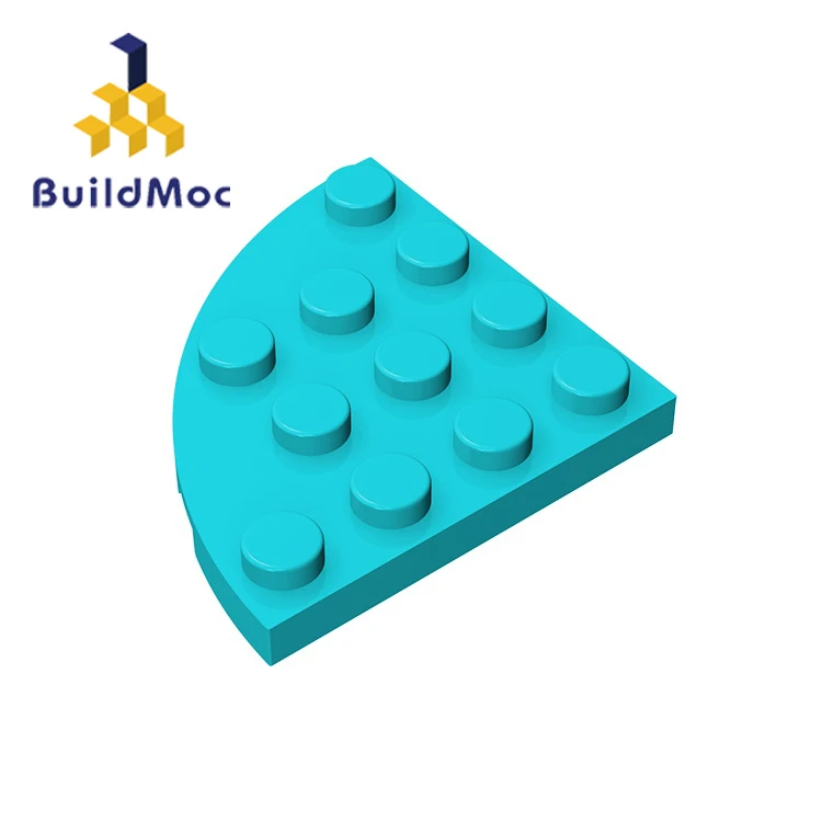 BuildMOC совместимые сборные частицы 30565 4x4 детали для строительных блоков DIY