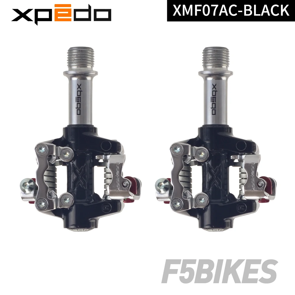 Wellgo Xpedo XMF07AC велосипедные MTB педали подшипники сверхлегкие 289 г педали для горного велосипеда XPD самоблокирующийся клипса - Цвет: Black