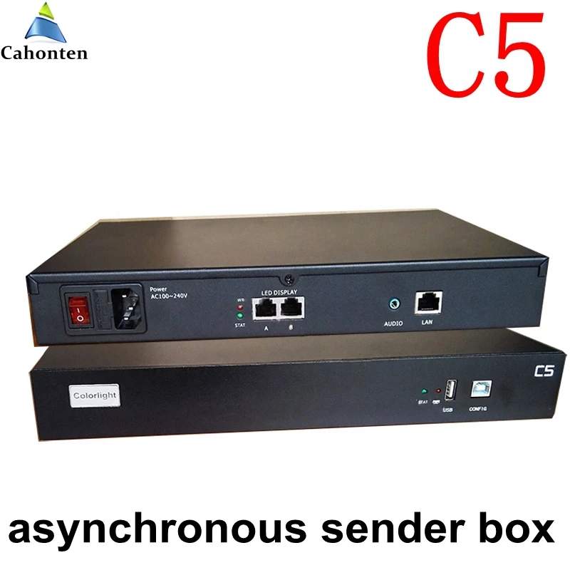 C5 асинхронная светодиодная коробка для отправки USB порт полноцветный