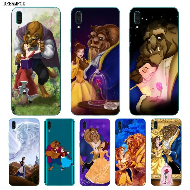 N267 Beauty And Beast Hot Soft TPU Silicone Cover For Huawei Y5 Y6 Y7 Y9 Prime Pro 2017 2018 2019 Case |