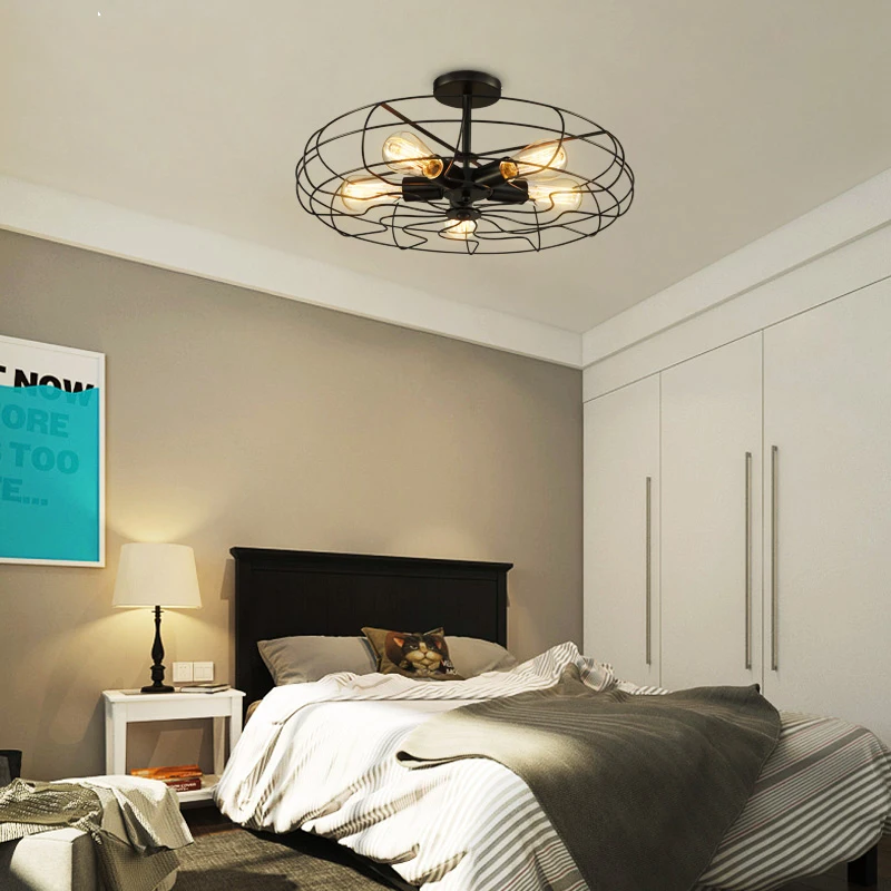 Ретро винтажный промышленный американский деревенский вентилятор Эдисона