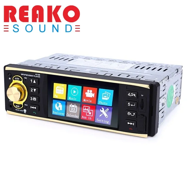 4019b 4.1 дюймов 1 Дин Радио Авто аудио стерео 1DIN USB AUX FM станции Bluetooth с заднего Камера