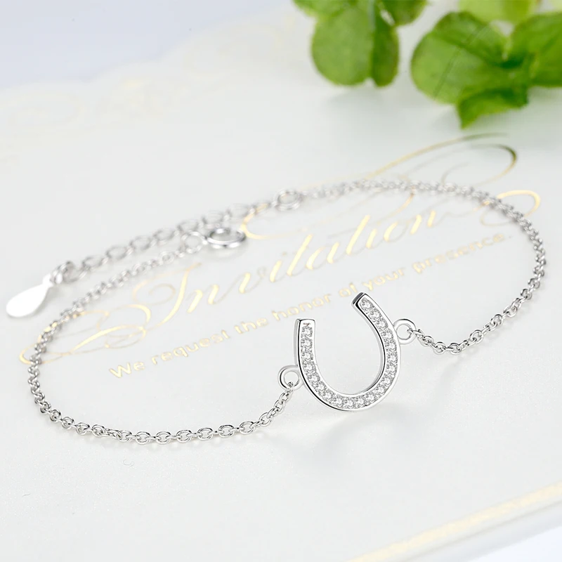 Женский браслет из серебра 100% пробы с фианитами | Украшения и аксессуары