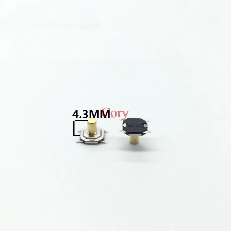 Фото 100 шт. SMD 4*4*1,5 мм 4x4 мм 1,5/1,6/1,7/1,8/1,9/2,0/2,3/2,5/3,0 мм тактильный Кнопочный микропереключатель мгновенного действия CZYC №3