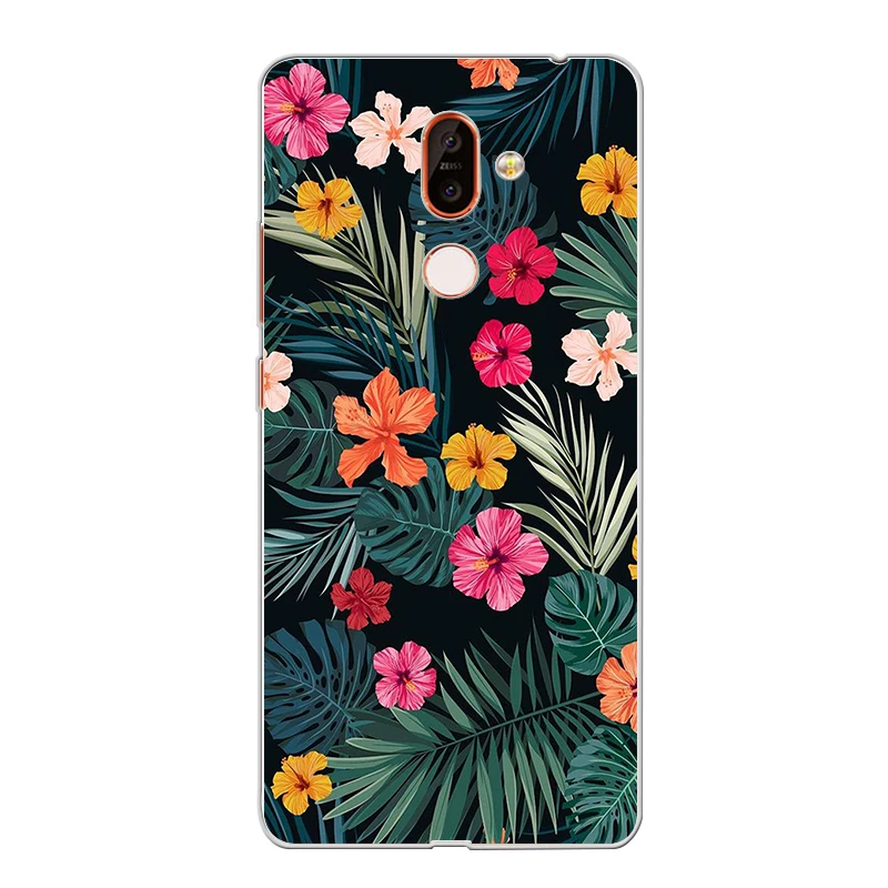 Ciciber чехол для телефона Nokia 9 PureView 1 2 3 5 6 7 8 Sirocco мягкая задняя крышка из ТПУ Plus Flower |