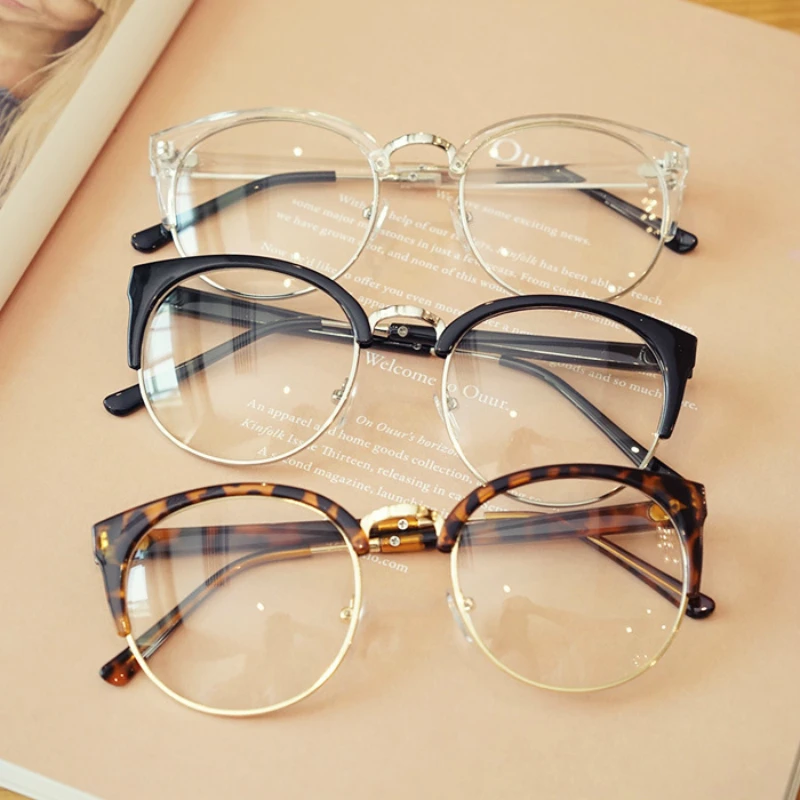 2018 Half Frame Preety Retro Women's Cat Eye Eyeglass Clear Glasses Lens Spectacles Eyewear Optical | Аксессуары для одежды