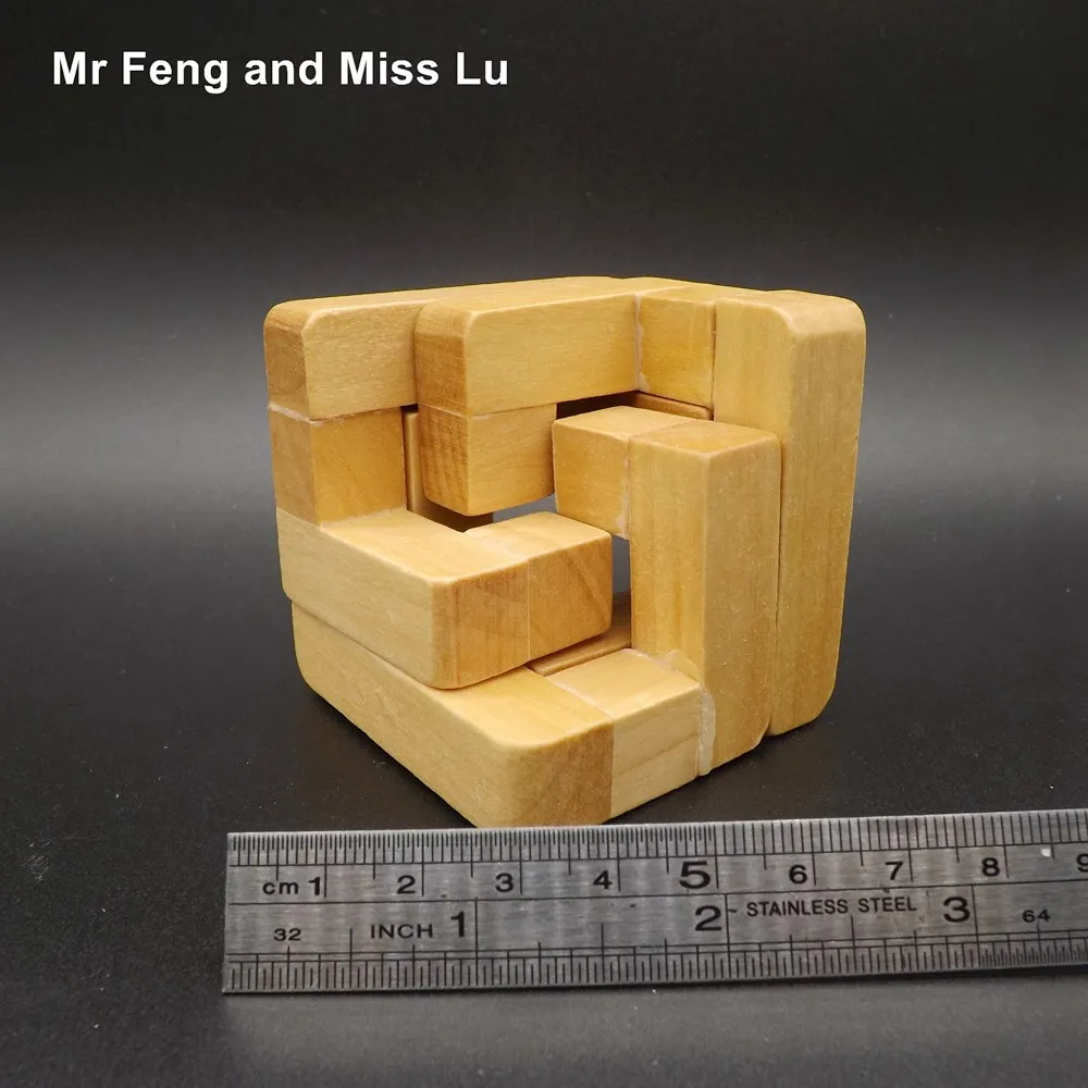 Классическая деревянная игра Kong Ming Lock Веселые Обучающие игрушки подарок для