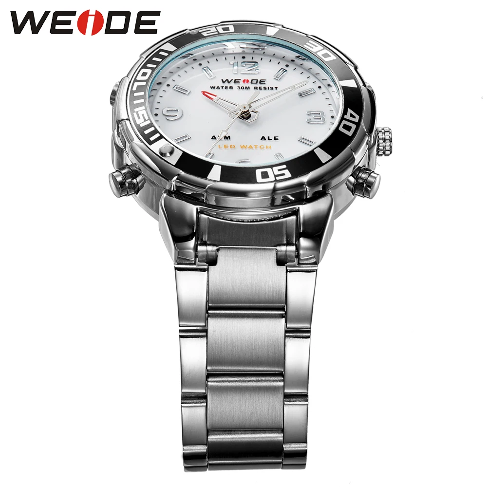 Новинка WEIDE мужские роскошные брендовые кварцевые военные армейские спортивные