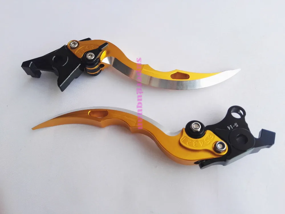 Новые рычаги тормоза и сцепления для велосипеда мотоцикла с ЧПУ стиль лезвия Suzuki