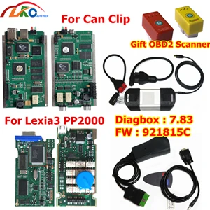 green board Высокое качество может закрепить V190 с CYPRESS AN2135SC/2136SC чип Diagbox 7,83 Leixia3 PP2000 A+ OBD2 диагностический сканер инструмент - Цвет: green board