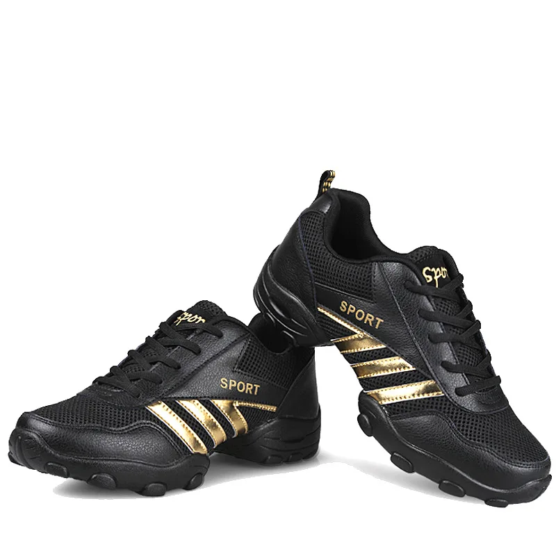 Sports Shoes Men Male Superstar Mens Sneakers Leather Square Dance Modern Jazz Network Soft Bottom sports | Спорт и развлечения