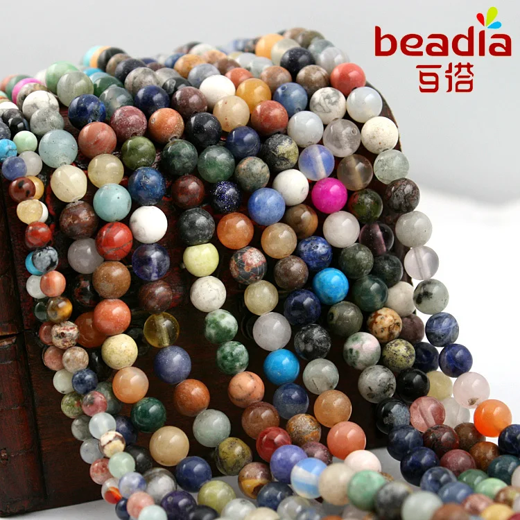 

Полудрагоценные бусины россыпью, натуральный камень, Размер 15 дюймов, для браслетов и ожерелий «сделай сам», 4 мм, 6 мм, 8 мм