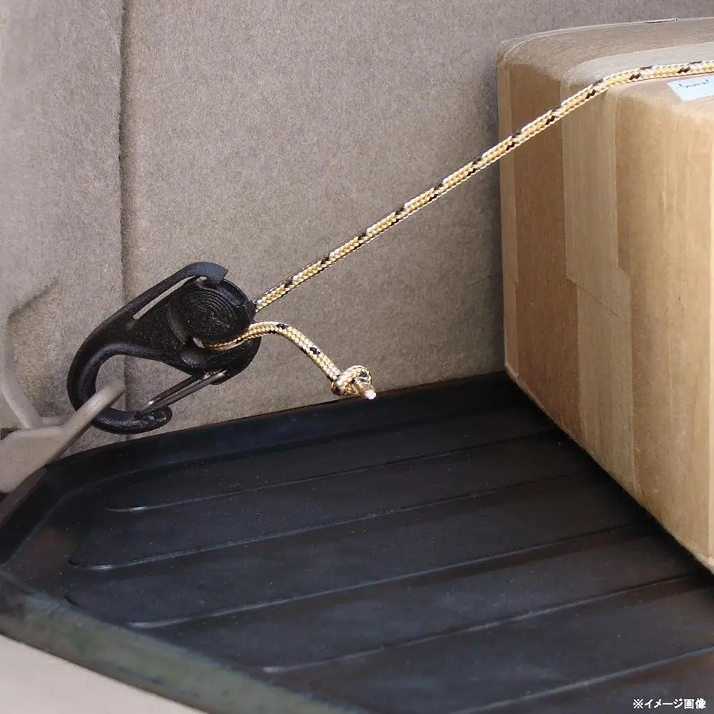 

2PCS Camping Tent Cord Tightener Lightweight Plastic Tie Hook With Carabiner Clip And Cord Rope For Outdoor Tents Accessories