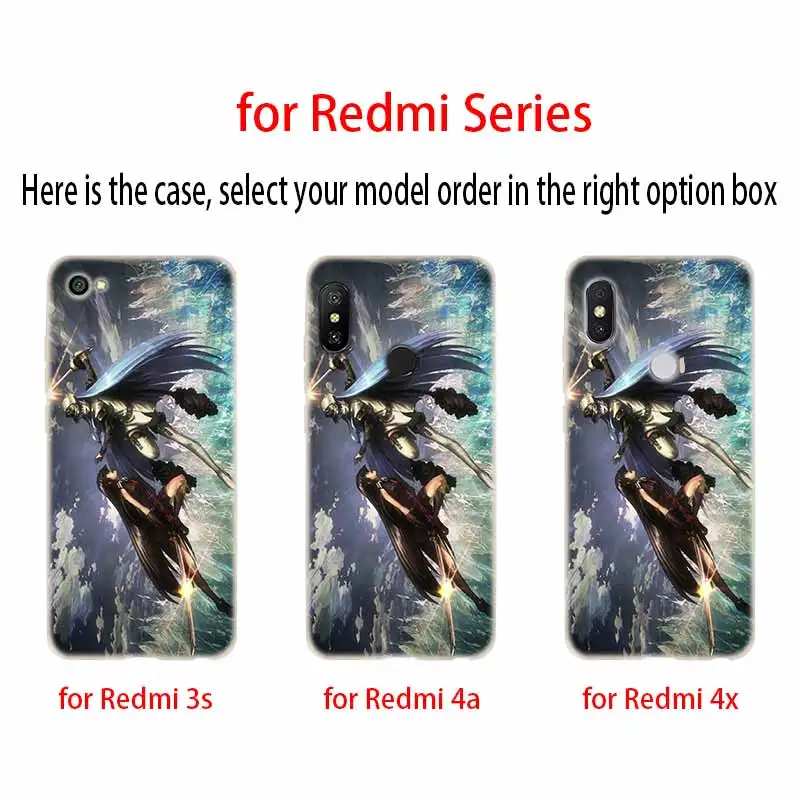 Силиконовый прозрачный чехол esdeath art для Xiaomi Redmi Note 10 9 8 7 6 5 Pro Max 9T 8T 10S 9S Fundas Coque Soft TPU