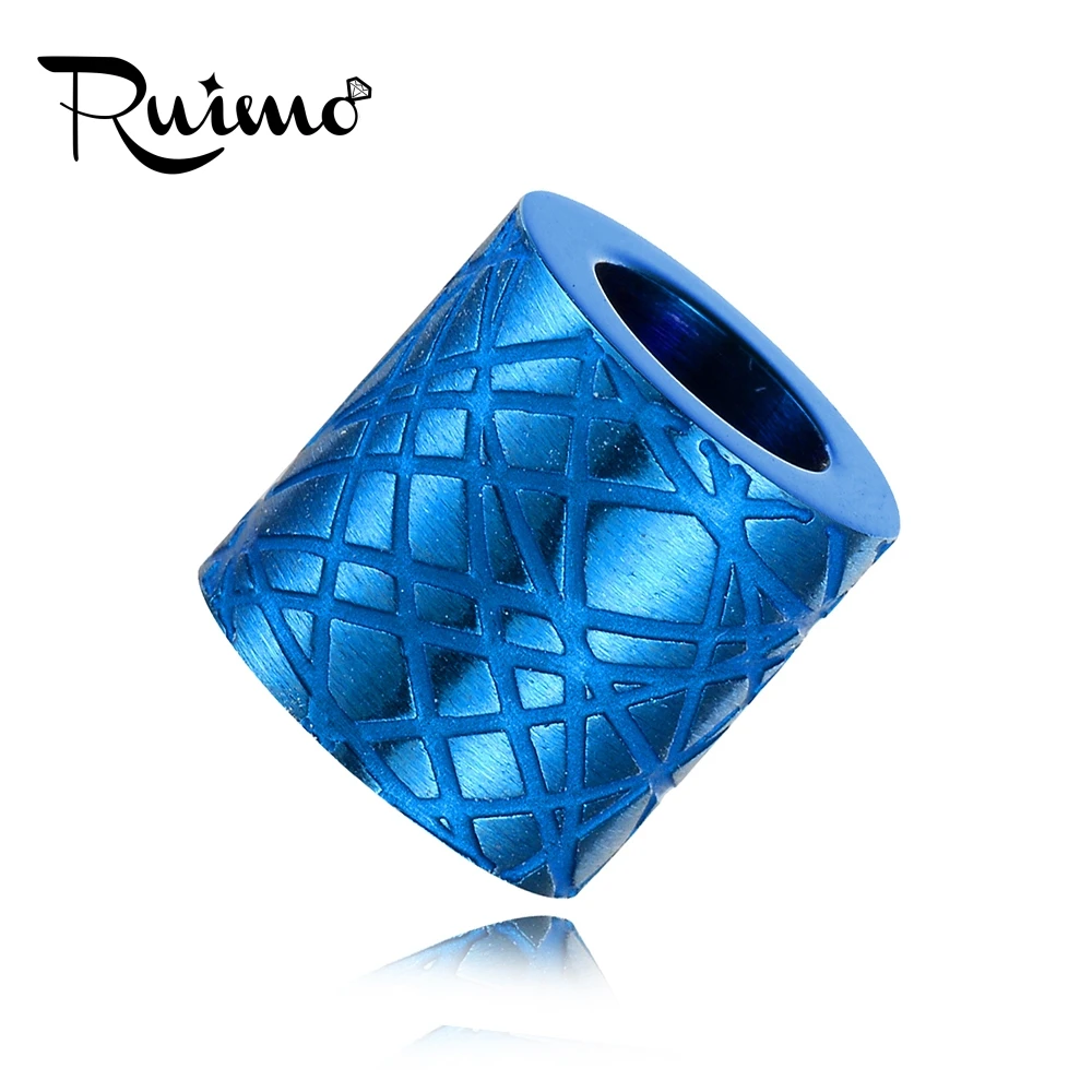 Бусины RUIMO 5 шт./лот 6 мм/8 мм для обшивки отверстий бусины из нержавеющей стали с