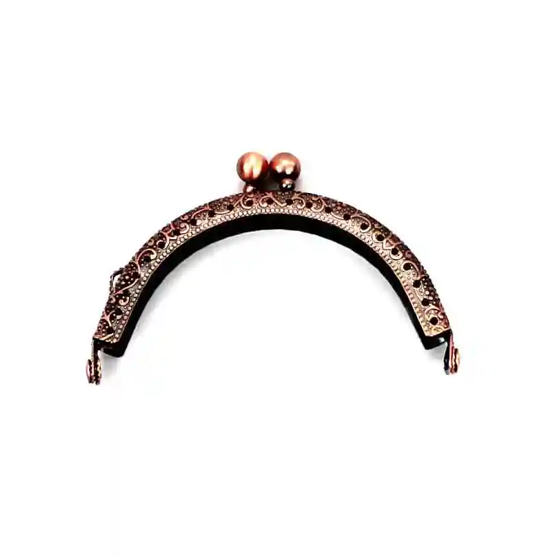 10 Pcs/Lot 8.5 CM Size Double Bead Semicircular Metal Purse Frame Kiss Clasp Clutch DIY Bag Accessory | Багаж и сумки